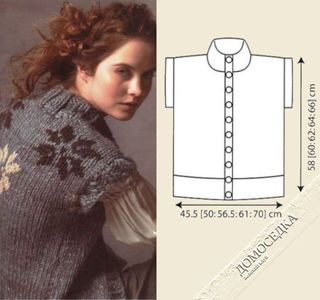 Теплая безрукавка