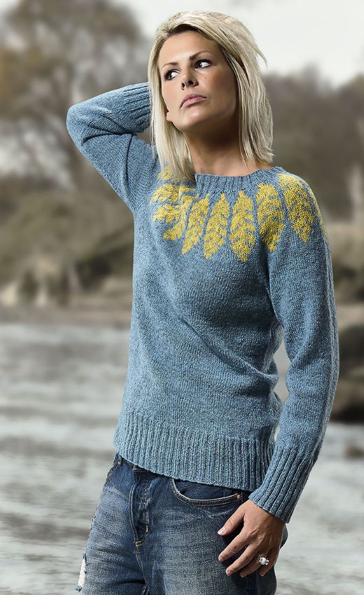 Вязаный свитер Feather